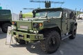 KUBINKA, RUSSIA, AUG.24, 2018: Special military multipurpose off road truck VITIM 668240. Russian armored multipurpose vehicles an