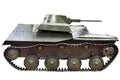 Soviet light tank T-40C isolated