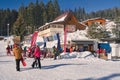 Kubinska Hola ski restort during winter