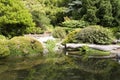 Kubota japanese garden Royalty Free Stock Photo