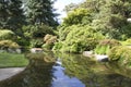 Kubota japanese garden Royalty Free Stock Photo