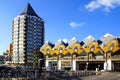 Kubuswoningen, or Cube houses in Rotterdam. Royalty Free Stock Photo