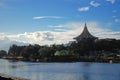 Kuching river view malaysia borneo Royalty Free Stock Photo