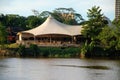 Kuching river view malaysia borneo Royalty Free Stock Photo