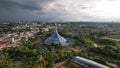 Kuching, Sarawak Malaysia - May 14 2021: The buildings, landmarks and scenery of Kuching city, capital of Sarawak, Borneo island.