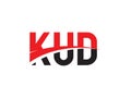 KUD Letter Initial Logo Design Royalty Free Stock Photo