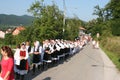 KUD ÃÂerdan Trn Banja Luka in the line on defile