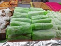 Kueh Dadar Singapore Royalty Free Stock Photo