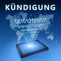 Kuendigung Royalty Free Stock Photo