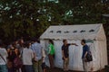 Kugayama, Tokyo, Japan: a lot of japanese at Kugayama Firefly Festival