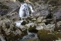 Kuhflucht Waterfalls near Farchant village, Upper Bavaria, Germany Royalty Free Stock Photo