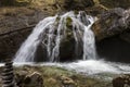 Kuhflucht Waterfalls near Farchant village, Upper Bavaria, Germany Royalty Free Stock Photo