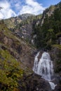 Kuhflucht waterfall in mountains alps germany Royalty Free Stock Photo