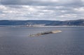 Volga river. Kuibyshev reservoir. Russia.