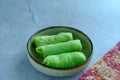 Kuih gulung or also known as ketayap in malay ,sweet and yummy