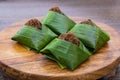 Kuih Pulut inti, traditional Malaysian dessert Royalty Free Stock Photo