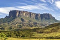 Kukenan Table Mount Called in Pemon Indians Language Kukenan Tepui, La Gran Sabana, Canaima National Park, Venezuela Royalty Free Stock Photo