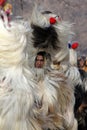 Kukeri, mummers perform rituals to scare away evil spirits during the international festival of masquerade games