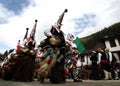 Kukeri in Shiroka Laka, Bulgaria