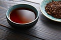 Kukicha tea served in bowl Royalty Free Stock Photo