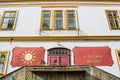 Kuks, Czech republic - May 15, 2021. Historic restaurant `U Zlateho slunce`