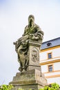 Kuks, Czech republic - May 15, 2021. Statue of virtue - symbol of Chastity