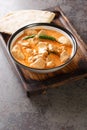 Kukul Mas Maluwa Sri Lankan Chicken Curry closeup in the bowl. Vertical