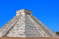 Kukulcan temple in chichenitza, yucatan, mexico V Royalty Free Stock Photo