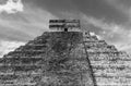 Kukulkan Pyramid, Chichen Itza, Mexico Royalty Free Stock Photo