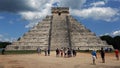 Kukulkan pyramid , Chichen Itza , Mexico Royalty Free Stock Photo