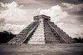 Kukulkan Pyramid (el Castillo) at Chichen Itza, Yucatan, Mexico Royalty Free Stock Photo