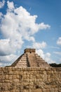 Kukulkan Pyramid (el Castillo) at Chichen Itza, Yucatan, Mexico Royalty Free Stock Photo