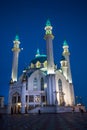 The Kul-Sharif mosque in Kazan Kremlin. Tatarstan, Russia. Royalty Free Stock Photo