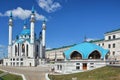 The Kul Sharif Mosque is located in Kazan city in Russia Royalty Free Stock Photo