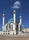 The Kul Sharif Mosque is located in Kazan city in Russia Royalty Free Stock Photo