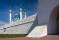 Mešita a přeměna věž v popředí 