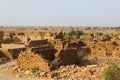 Kuldhara, abandoned city and it`s ruins in Jaisalmer, India.