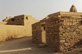 Kuldhara, abandoned city and it`s ruins in Jaisalmer, India.