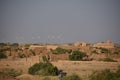 Ancient monument in Kuldhara village Jaisalmer Rajasthan India Royalty Free Stock Photo