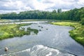 Kuldiga bridge and river at Latvia summer. 2017