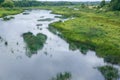 Kuldiga bridge and river at Latvia summer. 2017 Royalty Free Stock Photo
