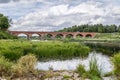 Kuldigas old brick bridge across the Venta river was built in 1874 and is the longest bridge of this kind of road bridge