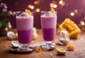 Kulfi Falooda in Glass Royalty Free Stock Photo