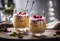 Kulfi Falooda in Glass Royalty Free Stock Photo