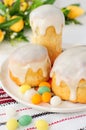 Kulitch (Kulich), Russian Easter Bread Royalty Free Stock Photo