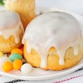 Kulitch (Kulich), Russian Easter Bread Royalty Free Stock Photo