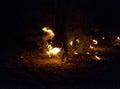 Kullu, Himachal Pradesh, India - December 07, 2018 : Diwali celebration in local style in himalayas - Traditional Diwali