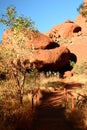 Kulpi Mutitjulu, the Mutitjulu Cave in Uluru. Uluru - Kata Tjuta national park. Northern Territory. Australia