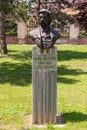 Memorial bust of Laza Kostic in Kulpin.