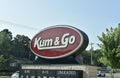 Kum and Go Gas Station and Convenience Store Royalty Free Stock Photo